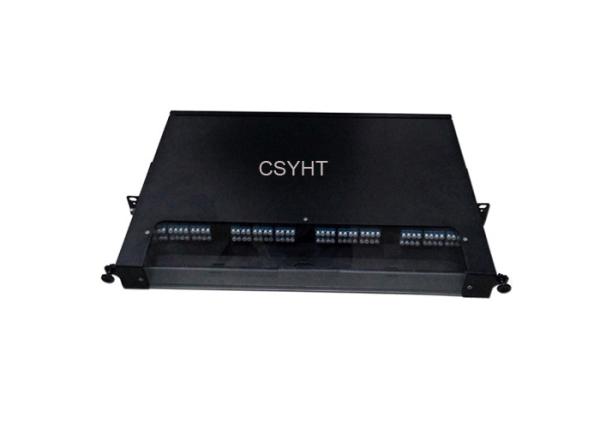 96FO LC Quad Adapter ODF 1U Fiber Optic Cable Patch Panel Data center