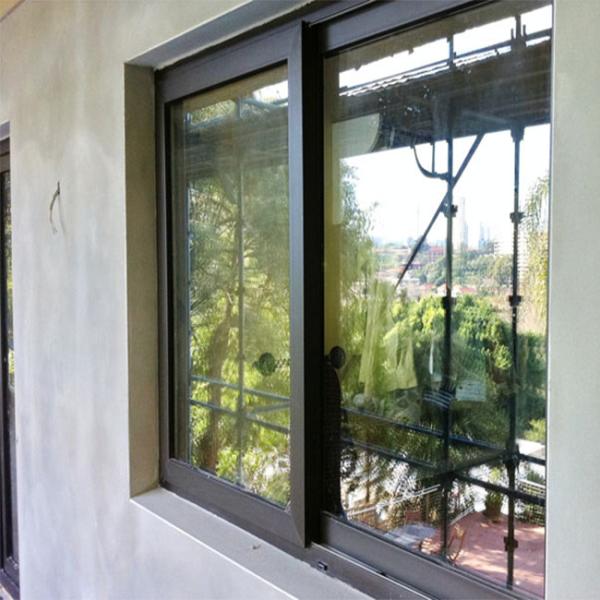 Construction Materials Powder Coated Aluminium Windows Inward / Outward Opening Direction