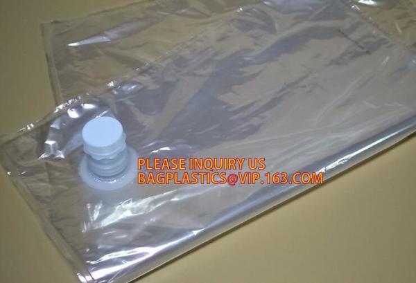 Custom disposable 5 liter aseptic wine juice bag in box,Chinese supplier wholesales 3L 5L Aluminum foil bag wine bag in