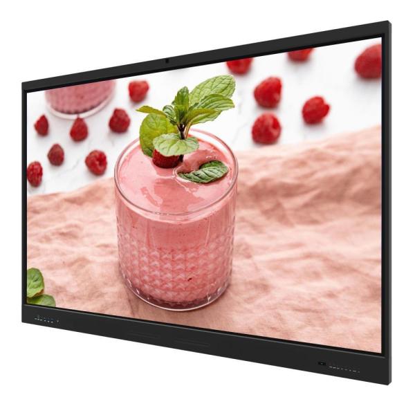 Interactive Touch Screen Monitor 86 Inch Android 14 8+128G With Speaker Camera Mic Light Sensor Software Built in Wifi Wireless Presentation From Pad Phone Laptop