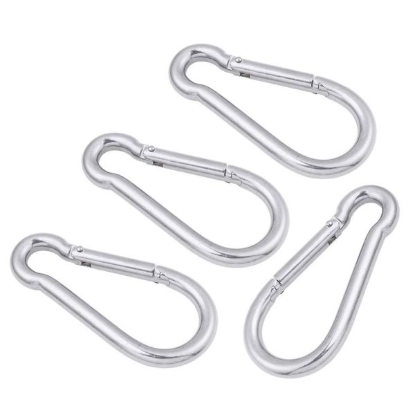 Multifunctional CE Aluminium Quick Link Lock Carabiner Customized Color Hook Stainless Steel Carabiner