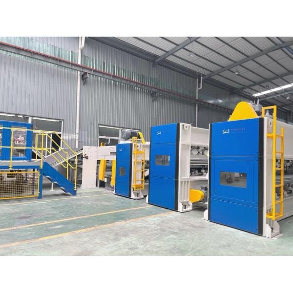 High Speed Servo Control Needle Punching Production Line for fiberglass insulation felt