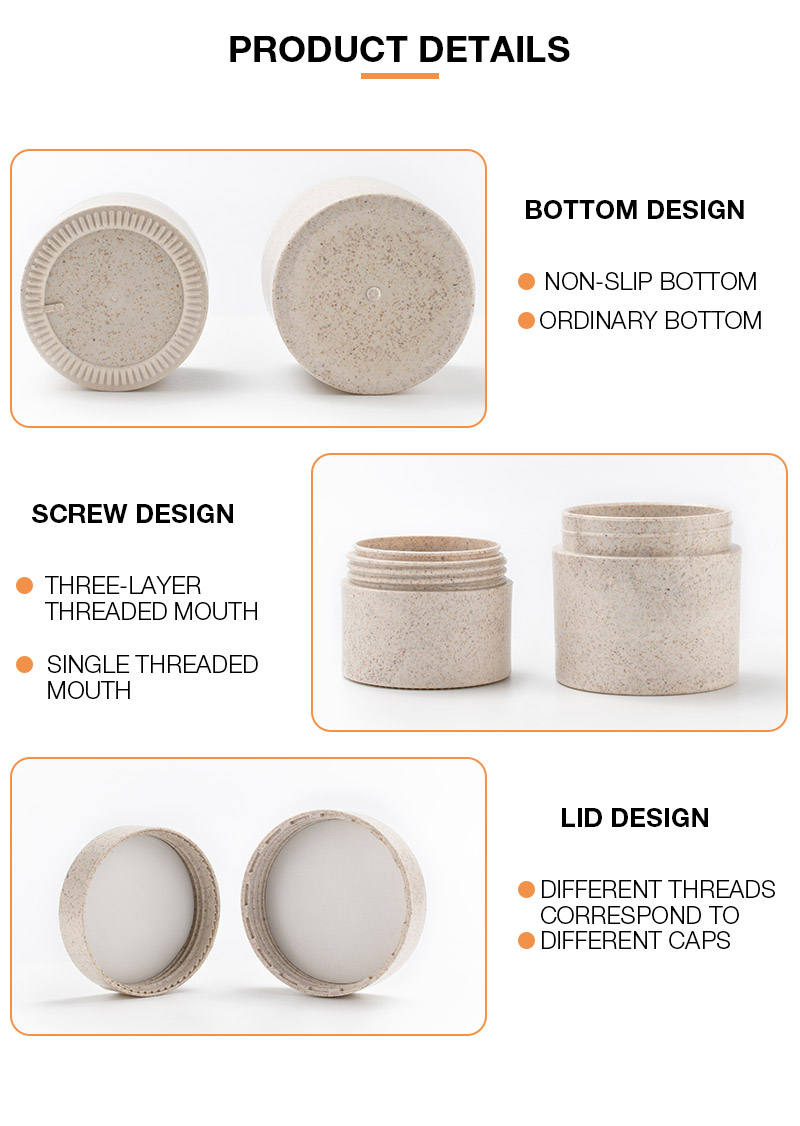Косметика пшеницы PLA Biodegradable раздражает Recyclable 3 слоя 8oz