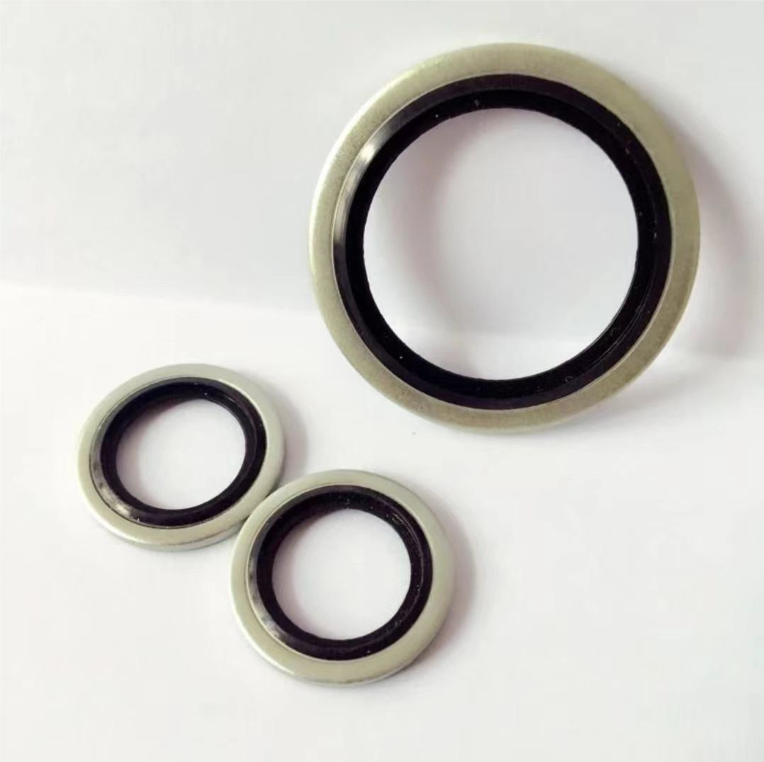 NBR FKM EPDM резиновый уплотнитель плоский металлический лист скелет Dowty самоцентрирующийся уплотнитель
