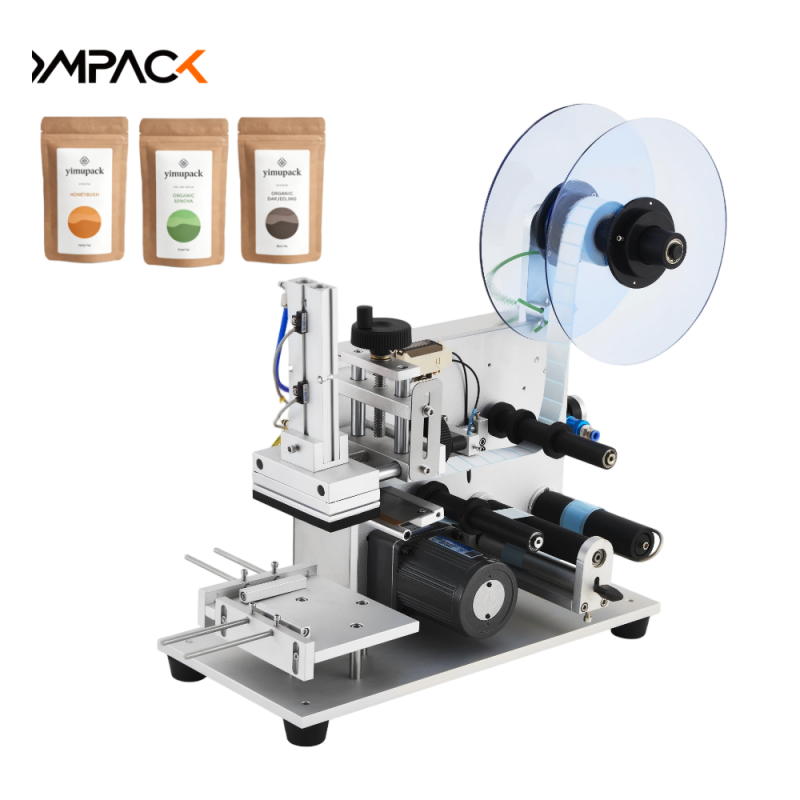 High Precision Automated Flat Labeling Machine For Cardboard Packaging Box