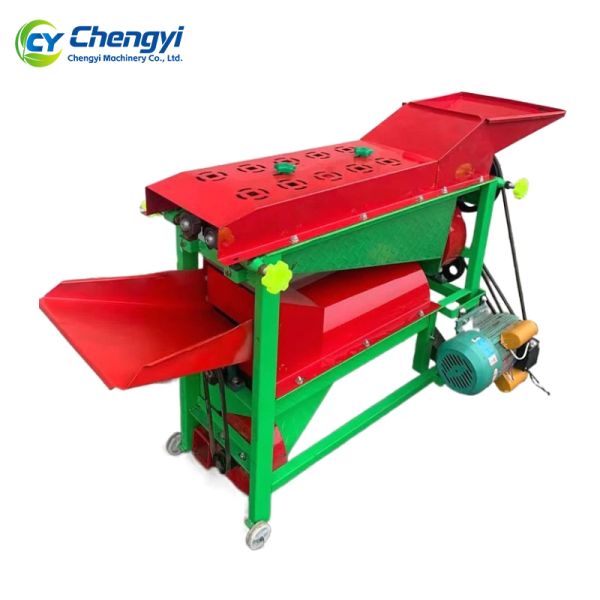 Easy Operate Corn Peeler Thresher Iron Labor Saving Maize Dehusker Machine