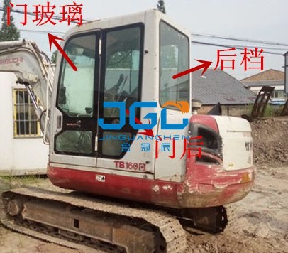TB160C 170 175 Excavator Front And Rear Windshield, Left And Right Doors, Upper And Lower Windshield