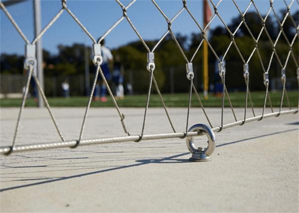 Corrosion Proof 316 Stainless Steel Cable Mesh Size Customized