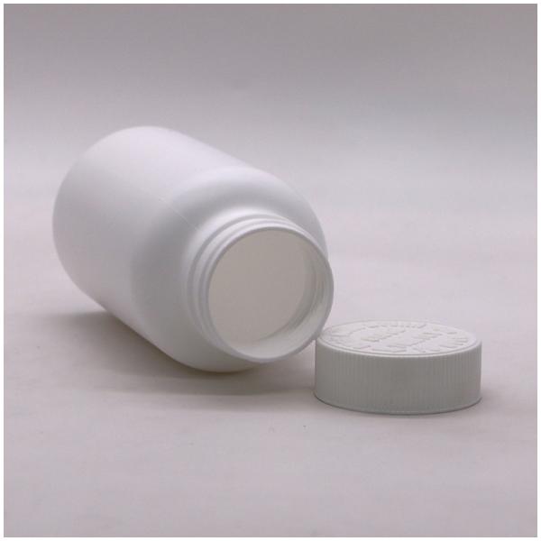 Flip Top Cap PE Bottle Wide Mouth Plastic Empty Bottles for 300ml Capsule Containers