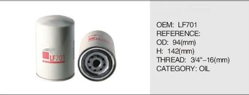 FILTER AUTO ENGINE PARTS FUEL OIL FILTER LF678
