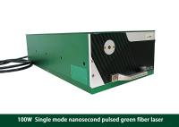 Laser de fibra verde 100 W modo único 2500 KHz nanossegundo pulsado