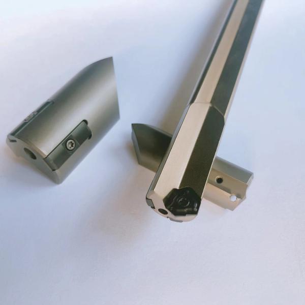 ferramenta Indexable da broca de arma do bocado de broca da lâmina do carboneto da perfuração do furo profundo de 17.99mm
