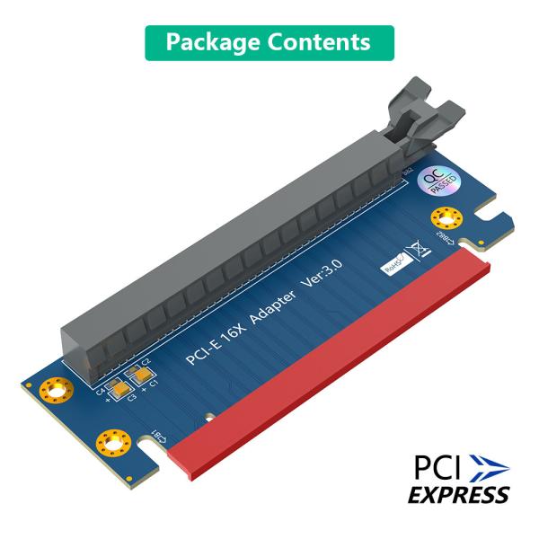 PCI-Express 3.0 16x Riser Card, PCI Express 3.0 16X 90 Degree High Speed Riser Card Для сервера 2U PCI-E16X к PCI-E16X