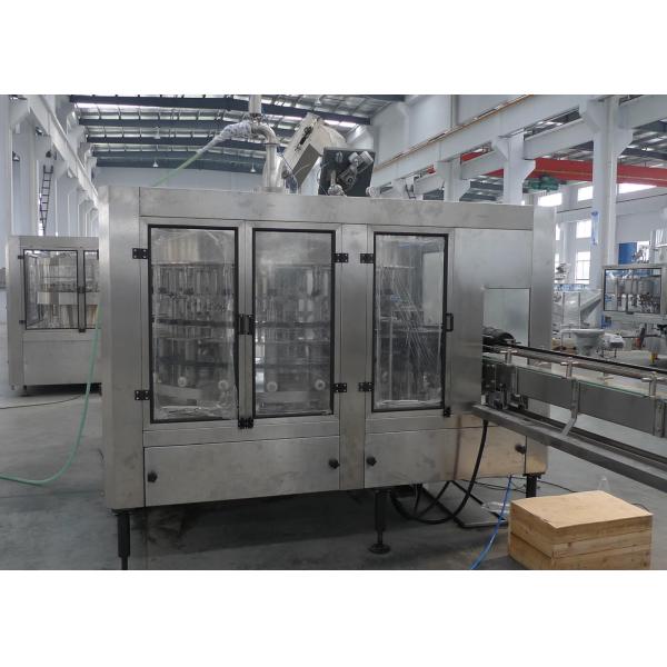 CO2 Carbonated Sparking Water Bottle Filling Equipment , Juice Filling Machine