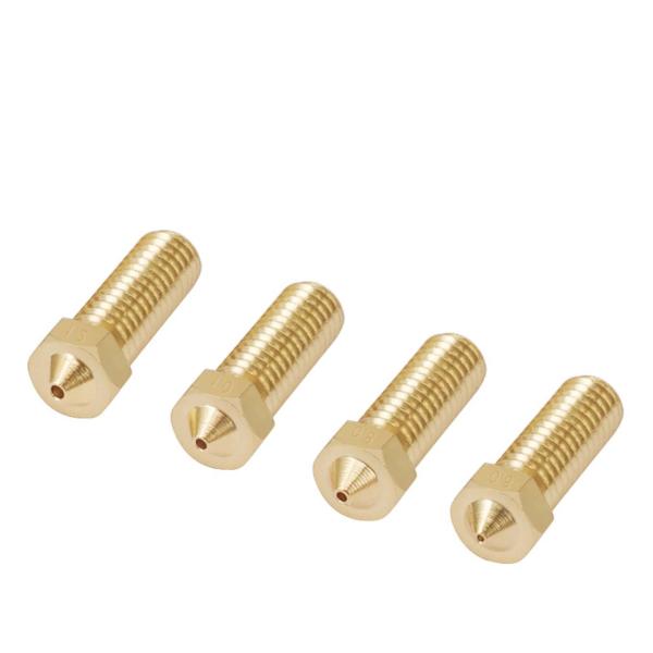 3mm Filament Weight 6g Brass 1.2mm E3D V6 Nozzles M6 Thread