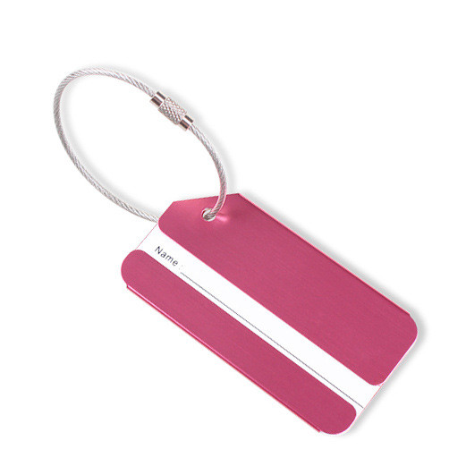 Aluminium Colorful Luggage Tag Boarding Pass Card Logo Customized