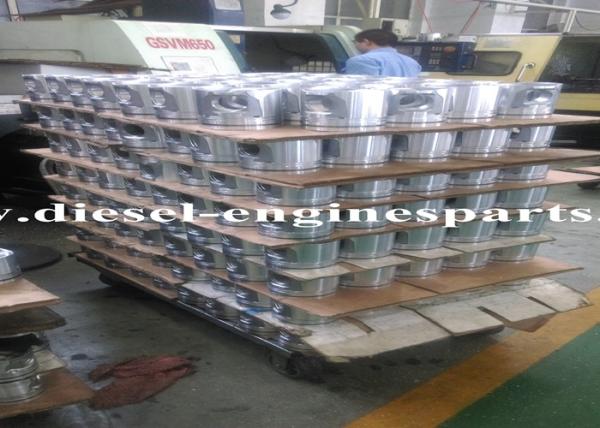 haute température de phosphatage en aluminium de piston du moteur diesel 6D125 résistante
