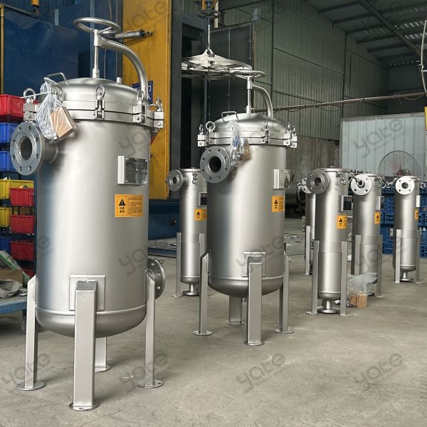 High Viscosity Multi Bag Filter Corrosion Resistant for Paint Ink Resin Adhesive Pigment Acid Alkali Liquid Organic Solvent Waste Liquid Fine Filtration