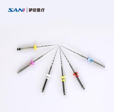 High Efficiency Rotary Endodontic Files with 5 Years Shelf Life and Optimal Torque 3.0N.cm in Multiple Lengths