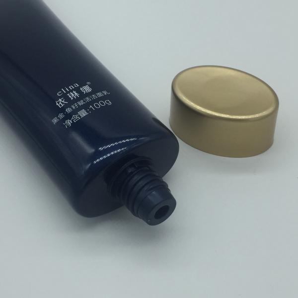 Os cuidados pessoais 400g 60MM tamparam os tubos cosméticos plásticos ovais