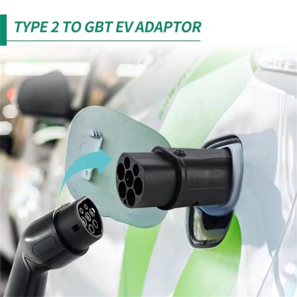 Type2 to GB/T EV Adapter IEC 62196 Charging Station Convertor 32A 3Phase Type 2 to GBT EVSE Charger
