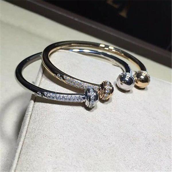 Luxury jewe factory bracelet  gold diamond 18k gold  white gold yellow gold rose gold diamond bracelet