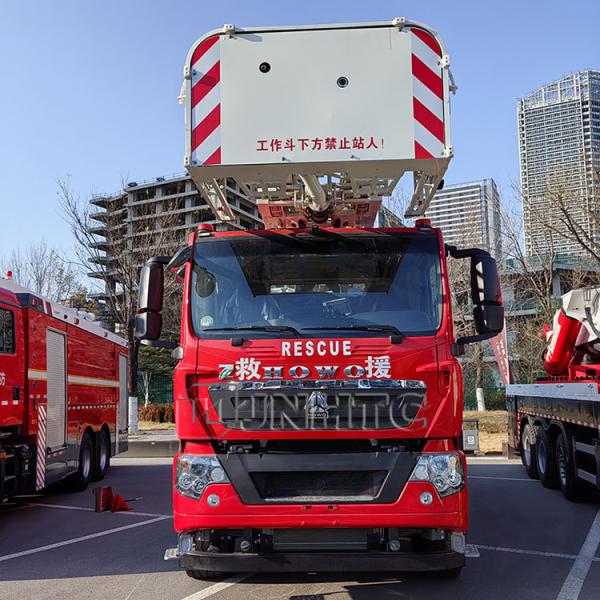 Camión de bomberos para el rescate de edificios de gran altura