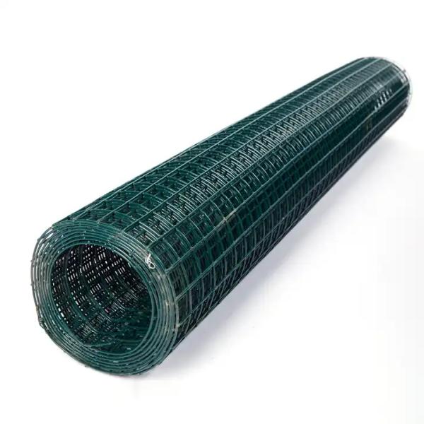 Electro Galvanized Customised Coloured Iron Wire Welded Mesh Roll For Farm Garden Fence