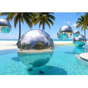 PVC Silver Mirror Balloons For Luxury Pool Parties, Weddings, Photo Shoots