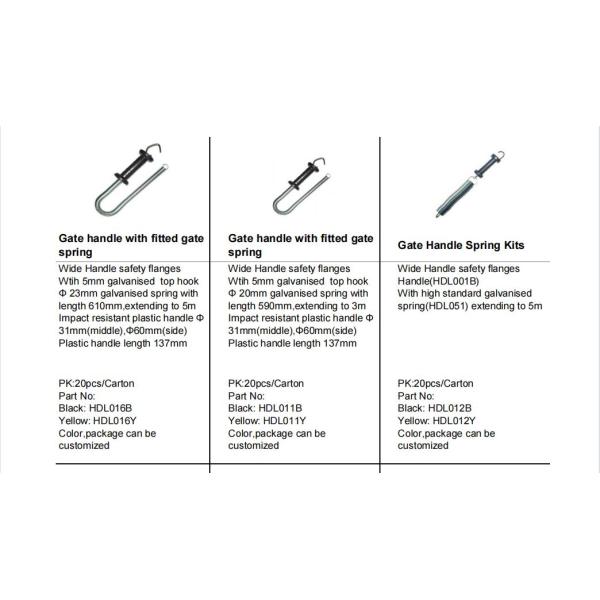 Cattle Cow Horse Sheep Farm Electric Fencing Gate Handle Husbandry Electric Fencing Handles