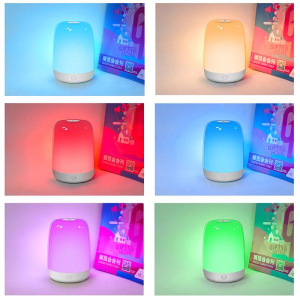 1.2W DC5V Rechargeable Nursery Night Light With Dimmable RGB