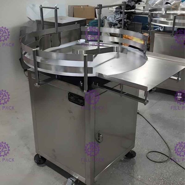 6000BPH Sorting  Rotary Bottle Feeding With Accumulation Table