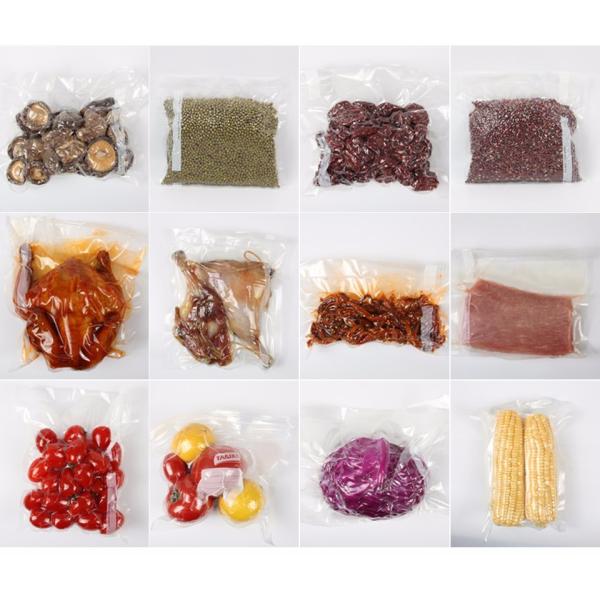 Texture Food Saver Embossed Heat Seal Food Bags , Small Vacuum Seal Bags Custom Printed