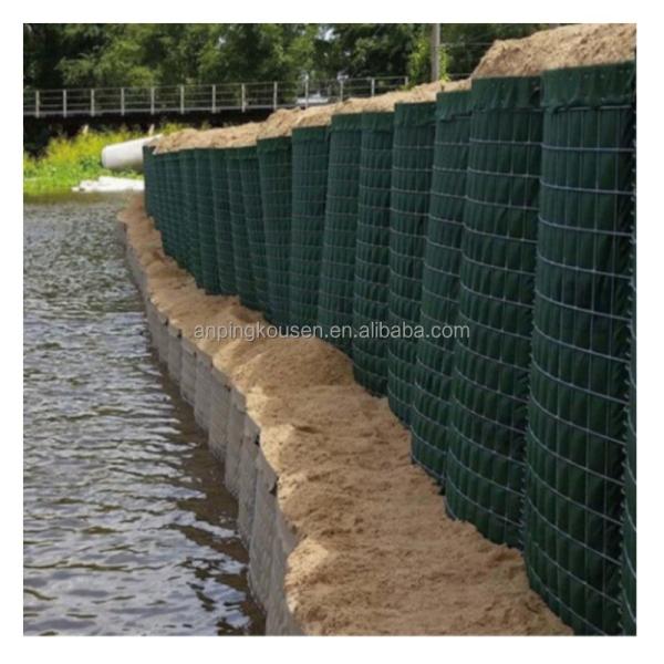 Heavy Galvanized Square Welded Mesh 1x1x1m Sand Protection Barrier with 4mm Wire Gauge