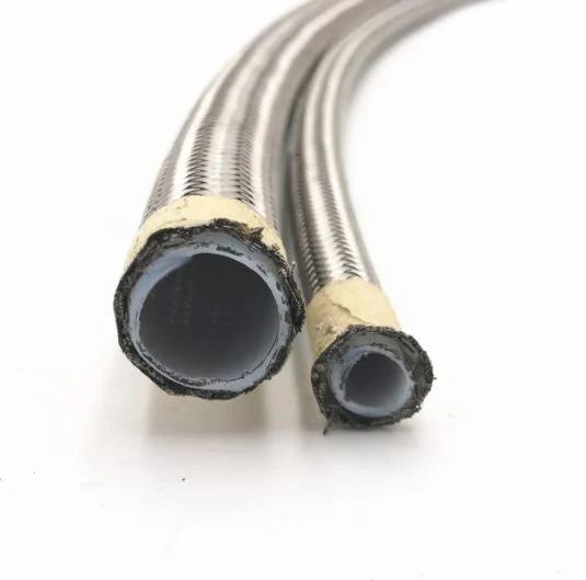 Flexible Stainless Steel Braided Ptfe Hydraulic Hose High Strength Chemical Resistant