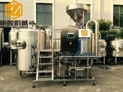 Three Vessels Microbrewery Brewing Equipment , SS304 5HL Pro Brewing Equipment