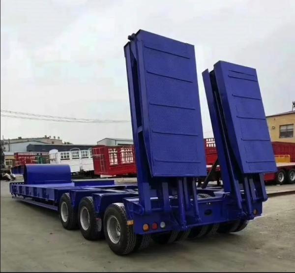 XM Group 4 Axle 50 60 Ton Gooseneck Lowbed Semi Trailer Lowboy Truck Trailer For Tanzania And Kenya