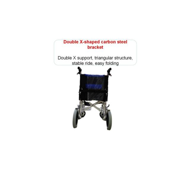 Convenient and Portable Folding Medical Wheelchair for The Disabled Load Capacity 120kg