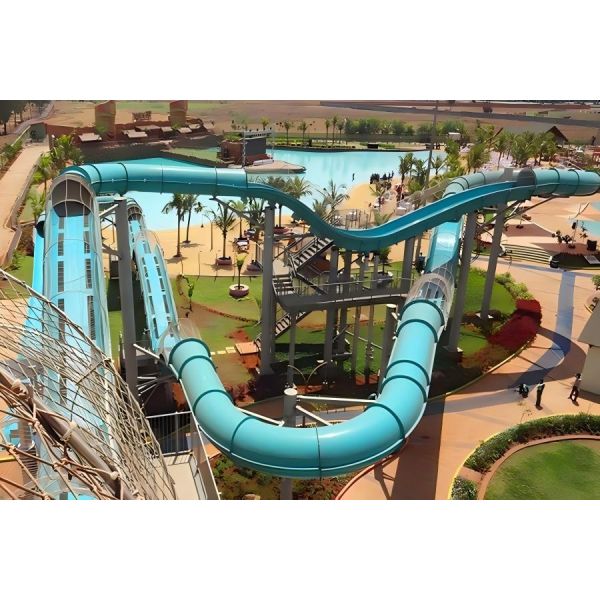 Customized Flying Dragon Water Slide UV Resistant 12-18m