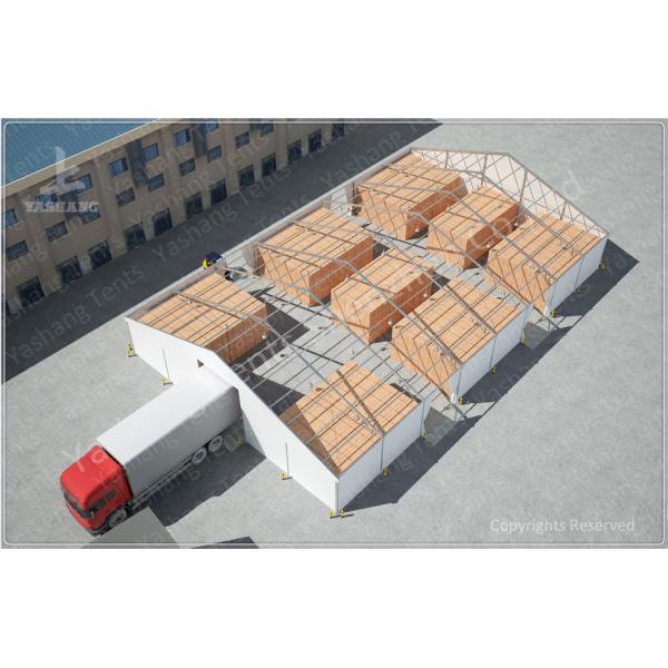 Waterproof Industrial Canopy Tent Fabric Shelter Systems With Transparent Skylight