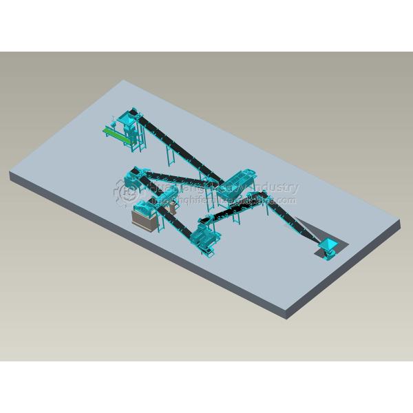 Carbon Steel 50 Ton / H Ball Shape Fertilizer Granulating Machine