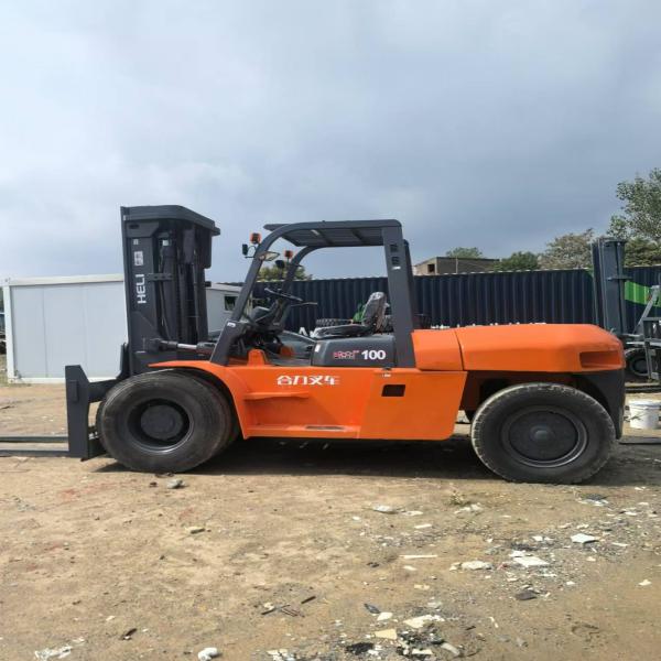 2nd Hand 100 Heli 10 Ton Forklift Tripod Lift For Warehouse