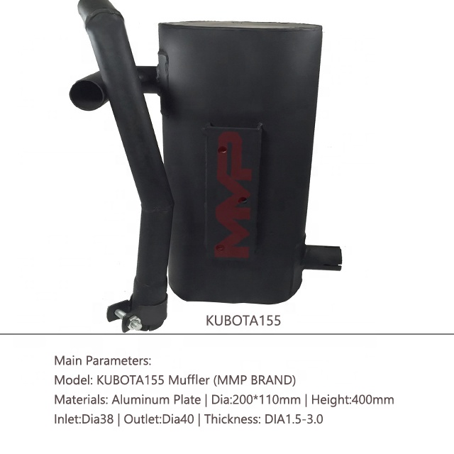 ZX120 ZX200 ZX200-3 EX300-2 EX300-3 Excavator Muffler for Construction Machinery Parts