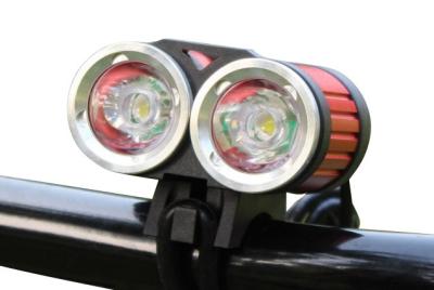 Two Super Bright LED Bicycle Headlight 1200 LM Lumens Long Service Life