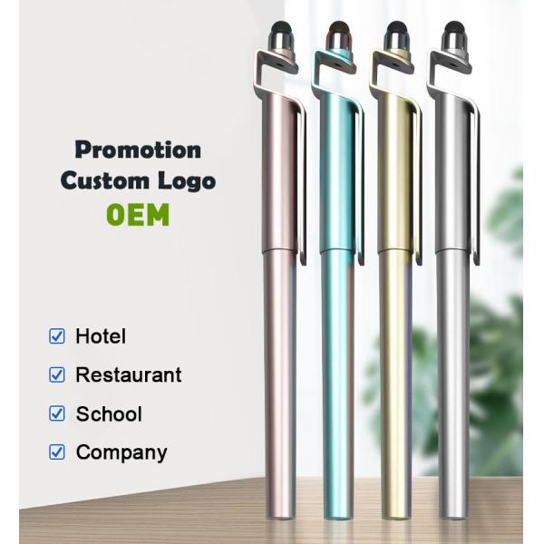 0.7mm Writing width Touch Metal Ball Pen With Stylus Gold Pink Silver