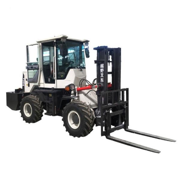 Carregador elevador de 6000 kg branco com motor de 4 cilindros 1 ano de garantia