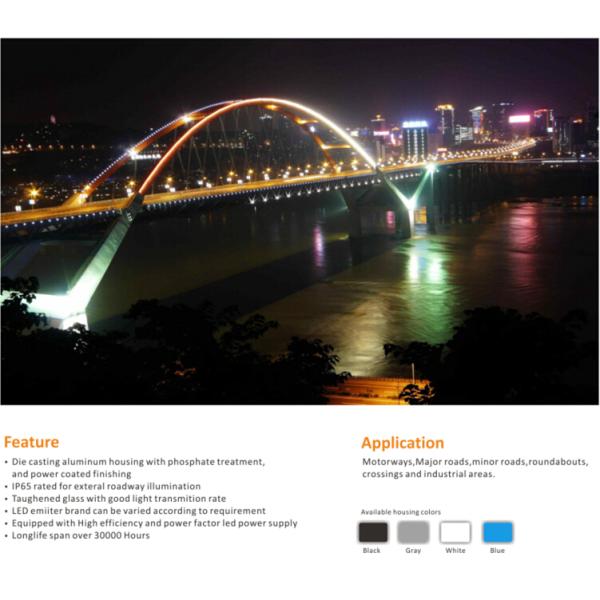 Long Life High Power Led Street Light Fixtures 180W / COB LED Street Lamp for Highway