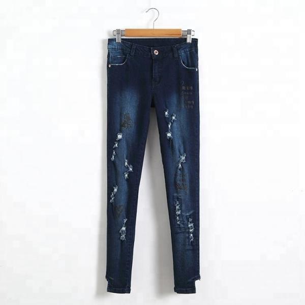 7-14 Years Girls Denim Pants Skinny Fit , Fashionable Girls Trouser Jeans