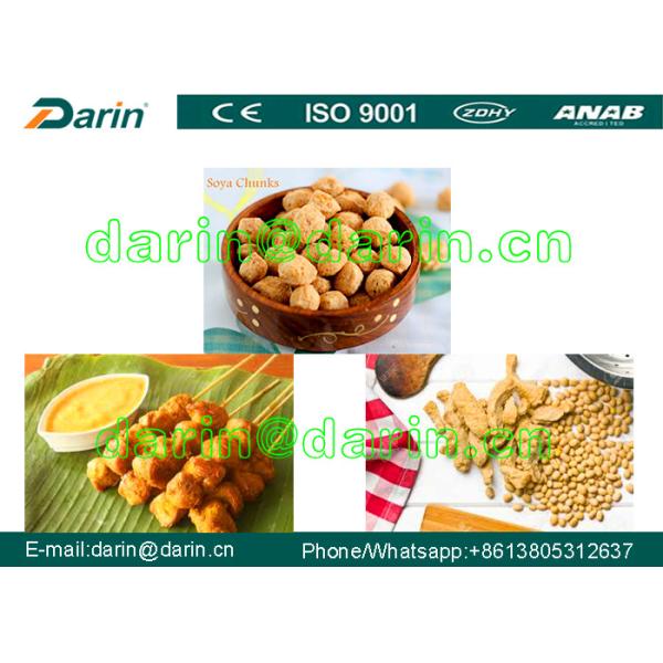 Máquina contínua & automática da extrusora da soja para a proteína da proteína da soja/soja de Textureed