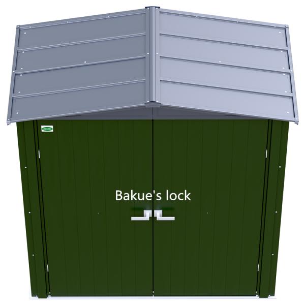 Premium Durable Aluminum shed door security UV Resistant For Garden Storage